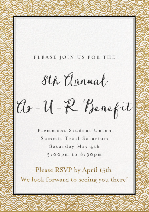 You are invited -- May 4th 5pm.  RSVP now.